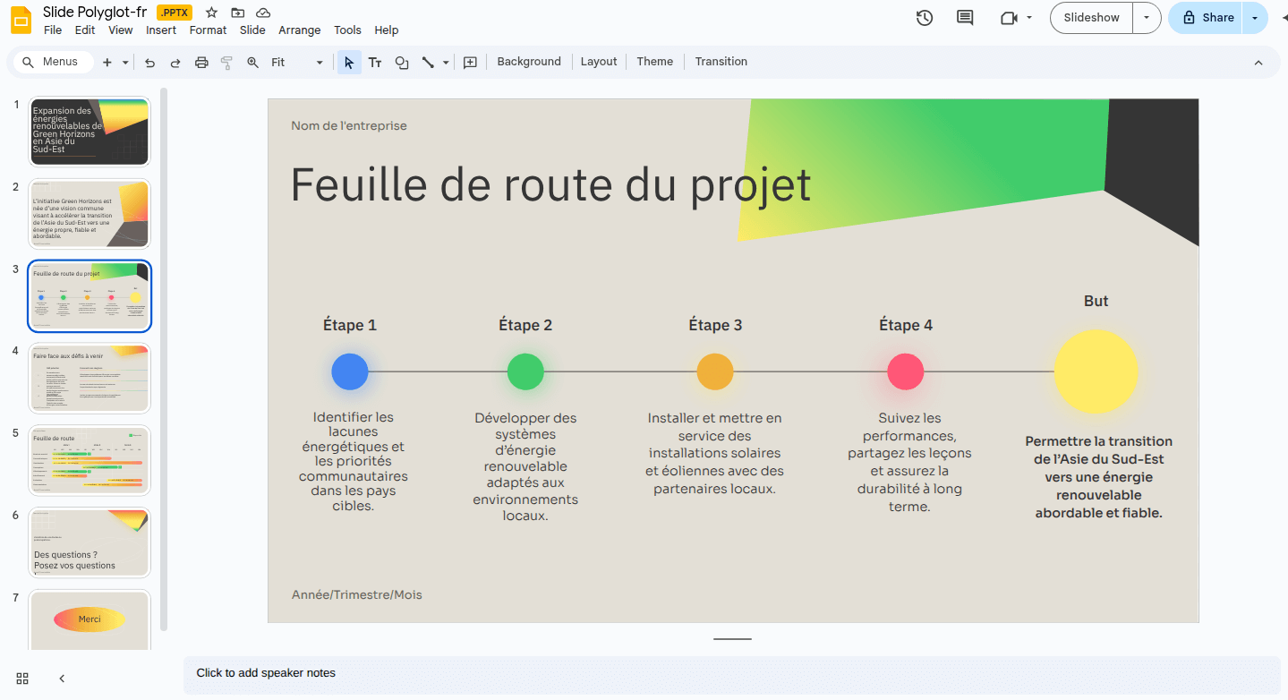 Example of file in French